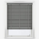 GB Pure Wood Slate Grey Wooden 50mm with Tapes Venetian Blind - Image 3