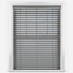 GB Pure Wood Slate Grey Wooden 50mm Venetian Blind - Image 2