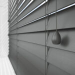 GB Pure Wood Slate Grey Wooden 50mm Venetian Blind - Image 7