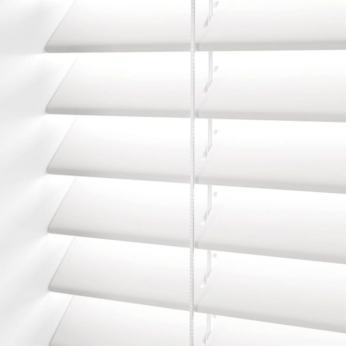 Fine White Faux Wood Venetian - Image 1