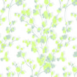 Designer Blossom Lemon Dimout Roller Blind