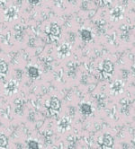 Designer Flower Bird Blush Dimout Roller Blind