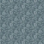 Designer Lovely Villa Smoky Grey Dimout Roller Blind