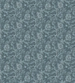 Designer Lovely Villa Smoky Grey Dimout Roller Blind