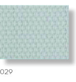Close-up of textured light blue weave pattern.