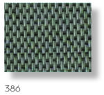 Green and grey woven fabric texture, number 386.