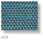 Abstract blue and green woven pattern, number 615.
