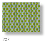 Green and blue patterned weave texture, number 707.