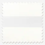 White textured fabric swatches with zigzag edges.