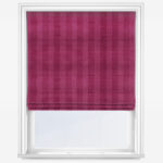 Fryetts Mono Stripe Fuchsia Roman Blind