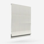 Fryetts Mono Stripe White Roman Blind - Image 2