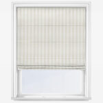 Fryetts Mono Stripe White Roman Blind - Image 5