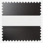 Black and white zigzag fabric swatches.
