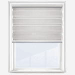 White zebra blind on modern window