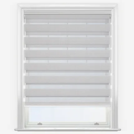 White venetian blind in window frame