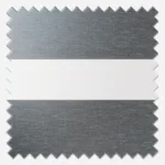 Textured fabric swatches with zigzag edges on white background.