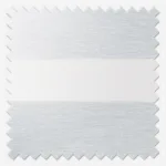 White textured fabric swatches with serrated edges isolated.