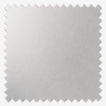 Grey fabric swatch with zigzag edges on white background.