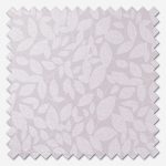 Dense white leaf patterns on textured fabric