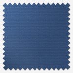 Blue textured fabric swatch with zigzag edges
