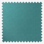 Teal fabric swatch with serrated edges