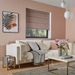Stylish living room with modern decor and furniture